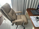 顾全电脑椅人体工学椅真皮办公椅可躺久坐舒适老板椅C570金咖皮 实拍图