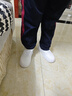 安踏童鞋小白鞋儿童运动鞋男女同款秋季新品白色低帮板鞋学生休闲鞋子 【店长推荐】白/雾灰8088-4（男女同款） 36 脚长约23cm 实拍图