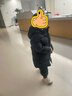 保姆鹅  【风墙】儿童羽绒服宝宝中长款护脸加厚外套保暖童装[NG2664] 炭黑 110 实拍图