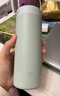 米家 保温杯 316不锈钢水杯 男女士杯子 大容量茶杯便携 350ml绿色 实拍图