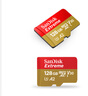 闪迪（SanDisk）128GB TF(MicroSD)内存卡 4K极速金卡A2 V30 U3行车记录仪 运动相机无人机 监控存储卡 读190MB/s 实拍图