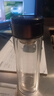 【京东物流配送】高硼硅双层玻璃杯大容量泡茶杯水杯子茶水分离杯 【双层加厚】茶杯350ml1只 实拍图