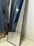 初学者 穿衣镜 全身落地镜试衣镜家用防爆壁挂衣帽间铝合金网红大镜子 经典黑150*40【壁挂+落地】 实拍图