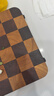 炊大皇家用切菜板砧板乌檀木橡胶木主厨棋盘格菜板38*26.5*2.5cm 实拍图