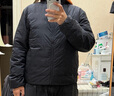 无印良品（MUJI）男式轻量羽绒便携式立领夹克羽绒服男款男装25年冬季新品AD0Y9A5A 黑色 M （170/92A） 实拍图