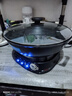 扬子电炒锅多功能一体2025新款插电多功能铁锅家用铸铁炒菜专用电锅多功能锅电煮锅电蒸锅炖蒸煮电热锅 四灯款【无涂层特厚型】 34CM单笼【适合3-5人】 实拍图