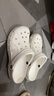 卡骆驰（CROCS）洞洞鞋贝雅男鞋女鞋轻便耐磨一脚蹬拖鞋休闲鞋|10126 白-100 40 (250mm) 实拍图