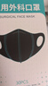 初医生医用外科口罩一次性成人高颜值男女黑色秋冬防尘独立包装口罩30只 实拍图