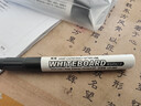 离草粗头可擦白板笔 黑色白板笔易擦水性笔记号笔黑板笔易擦办公室会议学校用记号笔 10支装 实拍图