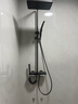 浪鲸恒温淋浴花洒套装钢琴花洒全套增压自洁沐浴器精铜浴室淋雨器 【枪灰恒温】智能数显 增压雨淋 实拍图