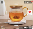 忆壶茶恒温杯垫保温底座加热水杯茶杯玻璃茶具办公室家用热牛奶神器套装 实拍图