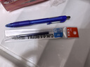 斑马牌（ZEBRA）子弹头按动中性笔0.5mm 真好系列蓝笔 学生刷题笔记写字笔 办公用签字笔  C-JJ3 蓝色 10支装 实拍图
