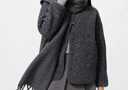 优衣库女装男装仿羊羔绒摇粒绒休闲开衫长袖宽松外套冬新款479616 08 深灰色 L /160/88A 实拍图