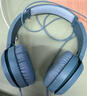 飞利浦（PHILIPS）头戴式耳机有线耳机电脑耳麦带麦克游戏耳机教育网课学习3.5mm音频接口TAH4105青瓷蓝 实拍图