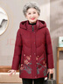 鸭鸭（YAYA）奶奶冬装羽绒服60岁70老太太婚宴衣服中老年妈妈款喜庆加厚外套女 实拍图