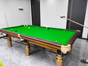 猎钢狼【包邮包安装】斯诺克英式比赛国际专用标准钢库台球桌家用商用 12尺 【钢库】8腿3.85*2.05鼎配 实拍图