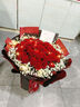 幽客玉品鲜花速递红玫瑰花束表白送女友老婆生日礼物全国同城配送 33朵红玫瑰花束—女王款 实拍图