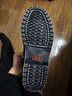 3514保暖羊毛布鞋老人鞋套脚款男士爸爸鞋冬季加厚棉鞋 黑色 40  实拍图