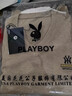 花花公子（PLAYBOY）品牌羊毛衫男100纯羊毛秋冬款V领针织衫中年男士爸爸打底衫毛衣 长袖A53驼色Y 4XL 190推荐180-210斤 实拍图