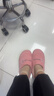品爱质舒棉拖鞋男秋冬季包跟居家室内家用厚底保暖防滑毛毛棉鞋女凉拖鞋 【D2-2款】棉鞋粉色(女款) 38-39 【偏小1-2码】 实拍图