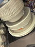 SHUANG YU甘蔗浆纸盘纸碗一次性餐具防水防油本色可降解圆盘9英寸20只装 实拍图