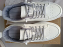 回力（Warrior）板鞋男鞋简约百搭低帮休闲鞋户外透气运动小白鞋 901730 白灰 40 实拍图