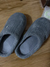 京东京造【厚底防滑】棉拖鞋男秋冬拖鞋室内居家毛拖保暖半包深灰色42-43 实拍图
