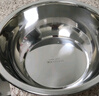 美厨（maxcook）304不锈钢盆洗菜盆调料盆 加大加厚味斗34cm 和面MCWA8527 实拍图