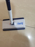 宝家洁洗脸巾平板拖把宽24cm杆长120cmXE01-1家用一拖净免手洗夹布拖把 实拍图