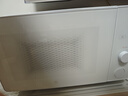 米家小米微波炉家用小型多功能 小尺寸平板式易清洁 大火力均匀加热 机械式旋钮易操作 台式大容量20升 实拍图