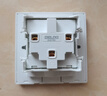 德力西（DELIXI）开关插座86型嵌入式插座冰箱内嵌式插座隐藏式插座 白色10A五孔 实拍图