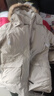 迪卡侬（DECATHLON）男女防风防水外套加厚保暖棉衣棉服棉袄男中长款派克大衣NH900 女款-浅白垩灰-SH900 XL 实拍图