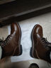马登头层8111工装靴男鞋真皮美式复古户外伞兵靴vintage机车靴马丁靴 蜜蜡色   45 实拍图