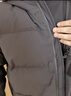 骆驼火山羽绒服2.0连帽加绒加厚面包服秋冬新款短款羽绒服 深榄绿/暗夜黑 男女同款,7130B XL 实拍图