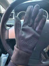 【京东物流】手套男士冬季加绒骑行电动车防滑触屏开车保暖手套女 【掌心防滑 可触屏】女士黑色 均码 1双 掌围女17-21男18-23cm 实拍图