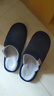 回力日系柔软情侣棉拖秋冬家居室内保暖棉鞋男款HL0006蓝色40-41码 实拍图