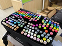 得力（deli）168色粗细双头速干酒精马克笔黑布袋装学生水彩笔美术彩笔绘画手绘涂鸦生日礼物美育 实拍图