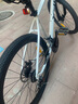 喜德盛山地自行车黑客380避震前叉21速禧玛诺变速X6铝合金车架通勤代步 白/黑色（26款） 17寸（建议身高165-180） 实拍图