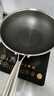 炊大皇 炒锅 304不锈钢炒菜锅煎锅 平底不粘炒锅32cm 可立可视盖不挑灶 实拍图