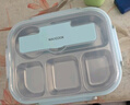 美厨（maxcook）304不锈钢饭盒4.5cm加大加深5格学生饭盒保温盒2L配餐具个MCFT111 实拍图