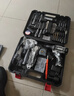 欧莱德德国充电电钻家用手电钻工具箱套装维修组合五金工具箱套装螺丝刀 锂电家用升级100件套铨能装单电 实拍图