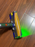 戴森（DYSON）V12 Detect Slim Fluffy轻量高端吸尘器 光学探测微尘 140AW强劲吸力 除螨 蓝色 实拍图