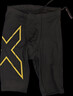 2XU【旗舰裤】Light Speed系列MCS马拉松跑步速干紧身压缩运动短裤 黑/金反光logo M 尺码建议咨询客服 实拍图