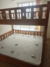 临稚胡桃木 儿童上下床实木高低床双层床上下铺床两层木床子母床 爬梯款 上铺宽1.6米下铺宽1.8米 实拍图