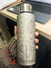 飞剑（FEIJIAN）纯钛保温杯高档焖茶杯茶水分离养生泡茶水杯商务办公礼品钛杯定制 皓月银500ml 实拍图