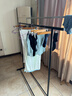 楠叶 晾衣架落地 阳台衣架  多功能衣架 简易衣架杆 卧室挂衣架DGZ-8 实拍图