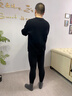 猫人莫代尔秋裤男薄款无痕紧身保暖裤男士打底裤单条修身冬季 黑色 2XL 【建议体重140-160斤】 实拍图