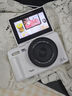 YZZCAM校园5K翻转屏可自拍数码相机学生4K高清CCD入门级微单相机专业WiFi旅游单反相机vlog复古照相机 白色【标配】显示屏翻转+WiFi直连手机 配64G内存卡 实拍图