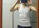 浪莎男士背心纯棉打底衫薄款100%棉运动无袖汗衫圆领弹力跨栏背心 实拍图