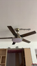奥克斯风扇灯大尺寸静音家用吸顶一体铁艺客厅餐厅饭2025年新款吊扇灯 42寸古铜色-3档风-遥控48W 实拍图